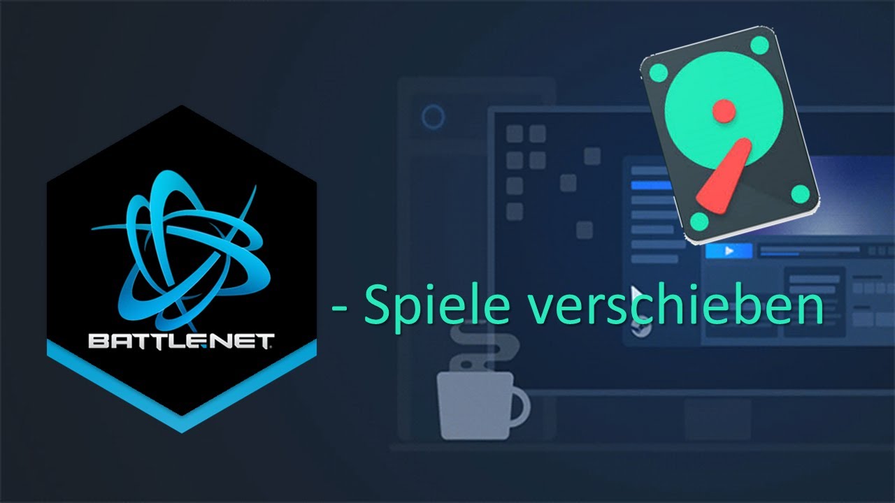 Battle.net / Blizzard Spiele auf andere Festplatte verschieben (ohne Neuinstallation)