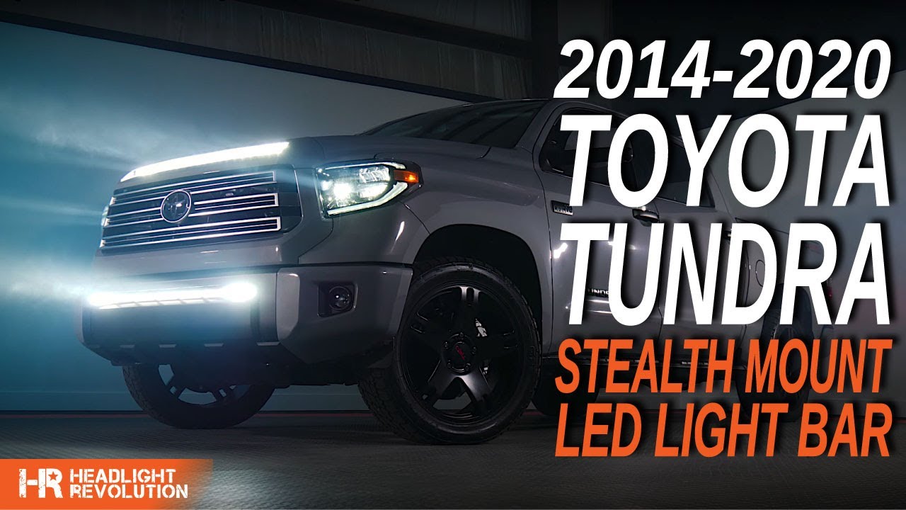 2014-2020 Tundra Diode Dynamics Lower Stealth Mount Light Bar Install | Headlight Revolution