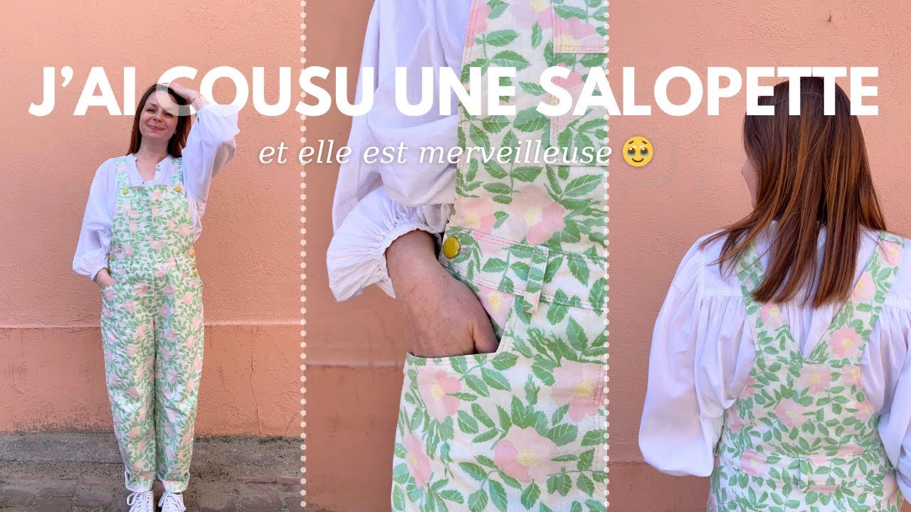 J'ai cousu la salopette Anaïs de MAELI Paris - et elle est juste incroyable ✨