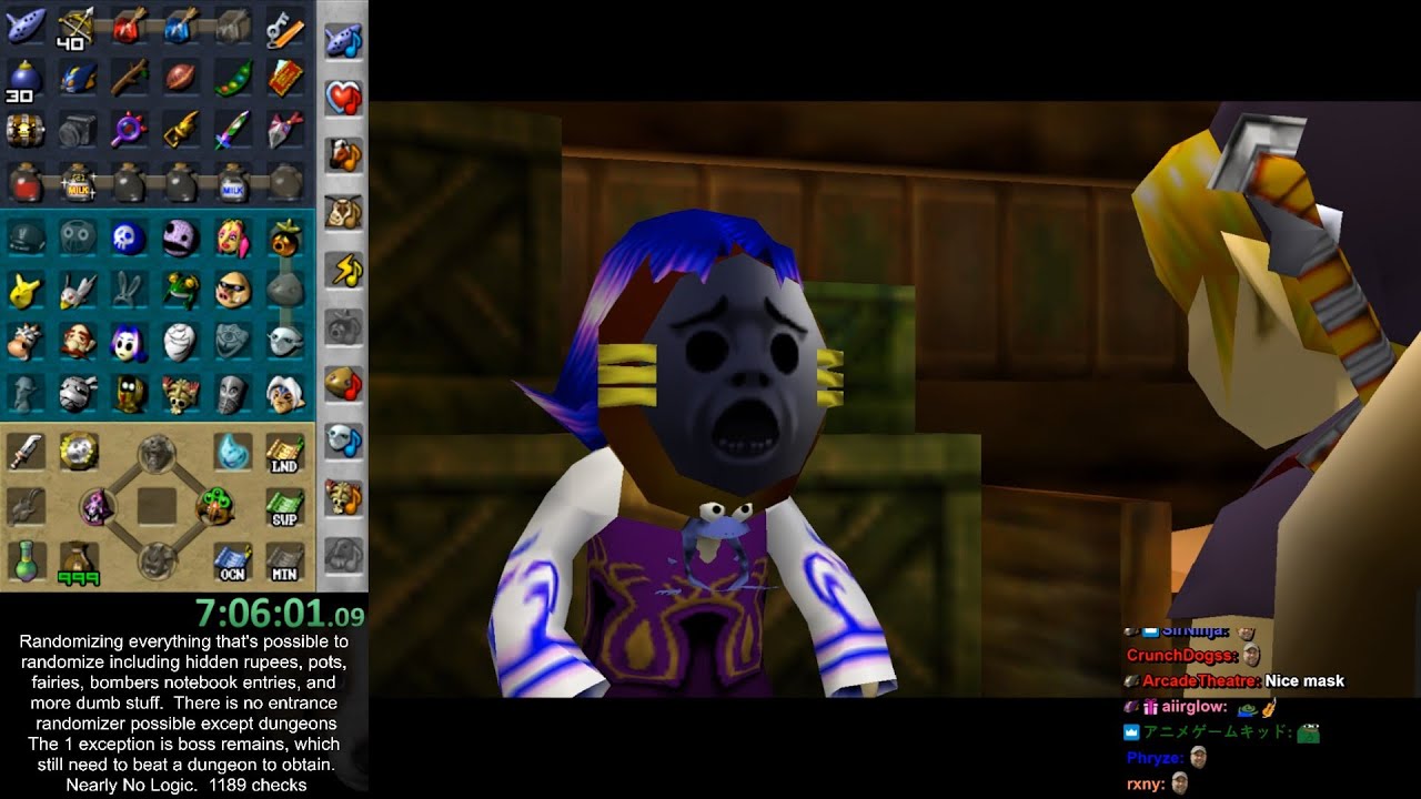 Majora's Mask Randomizer with everything randomized
