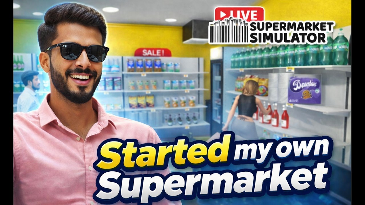 My SuperMarket Business in Dubai | SuperMarket Simulator | Live | Albiee