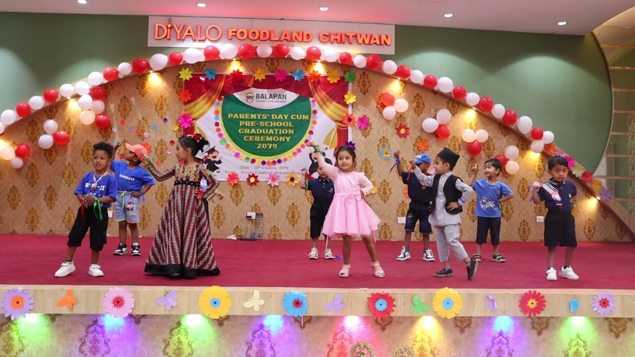 Balapan Preschool and Daycare | Parents Day 2079 | AAITABARA BIHANAI Song Dance Performance