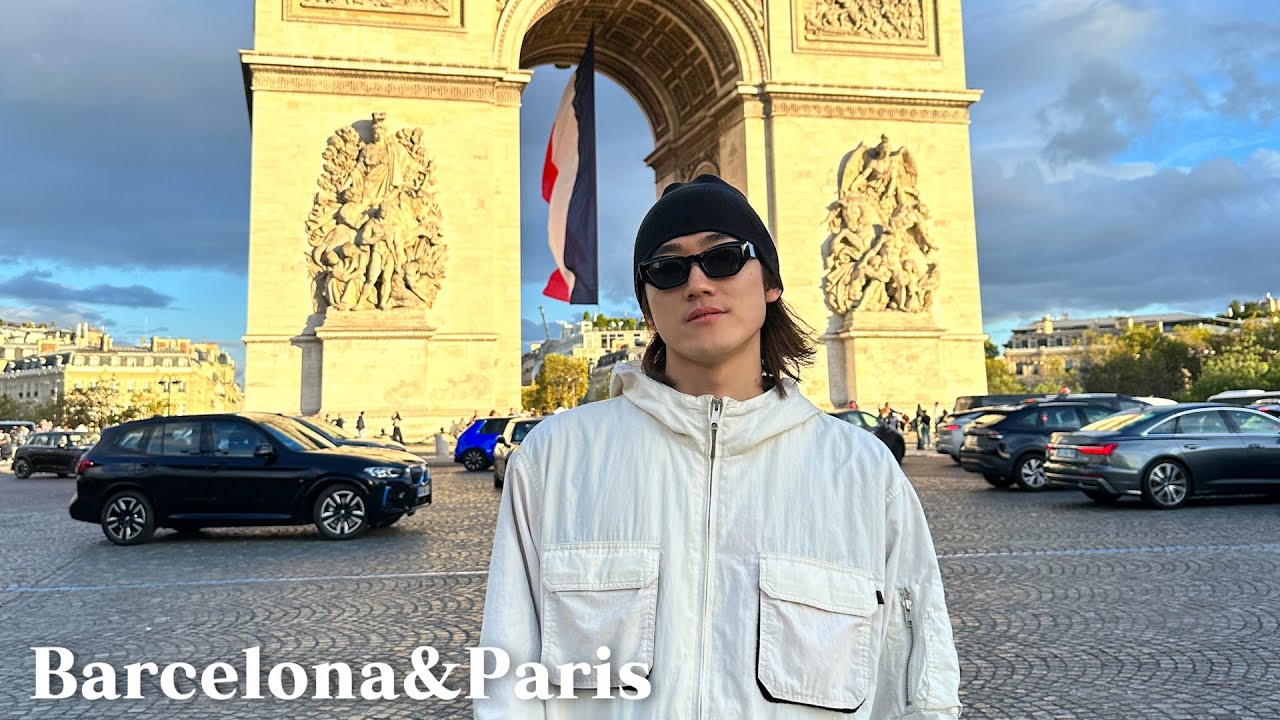 【🇫🇷Vlog】パリ到着！服好き男のバルセロナ＆パリ旅行が楽しすぎた【ZARA/古着屋/ヨーロッパ編#5】