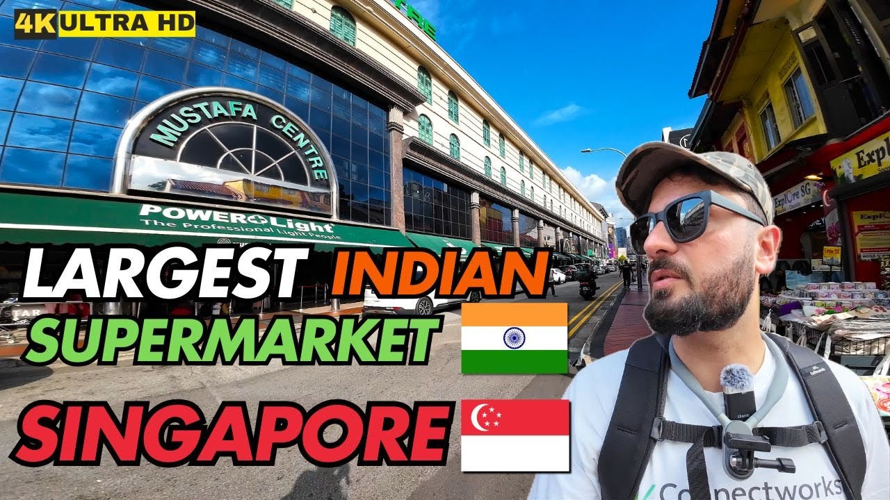 🛍️ Mustafa Centre - Singapore  | Largest Indian Supermarket Tour in Hindi 🇸🇬