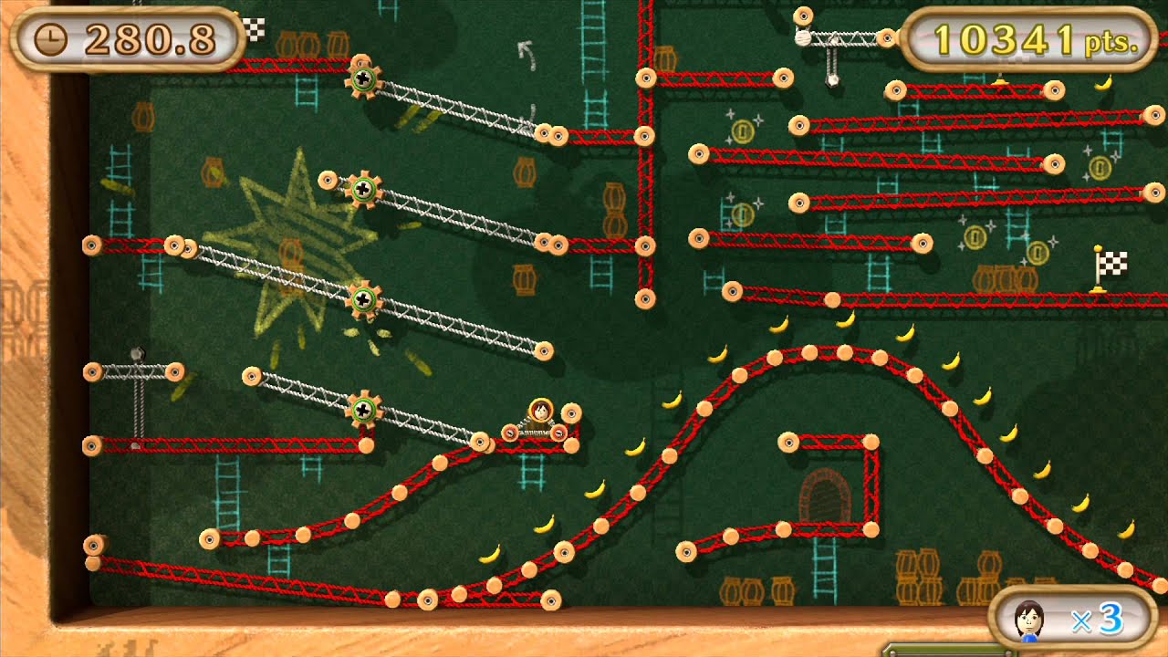 Donkey Kong's Crash Course - All 4 Courses - Nintendo Land - Wii U