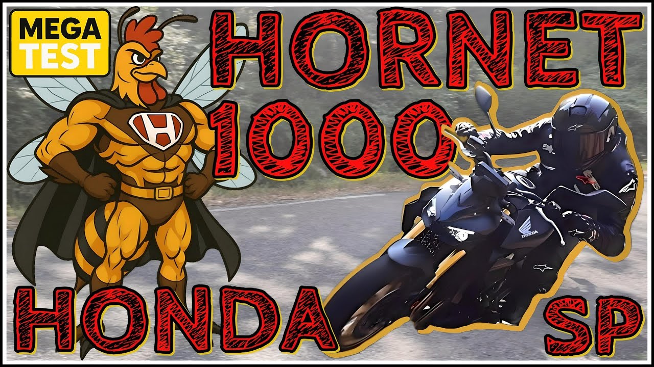 🔴 Honda CB1000 Hornet 🐝 SP – THE MEGA TEST 🧪 – La Dark Shadow aux 3 visages 🧁🛵🧨