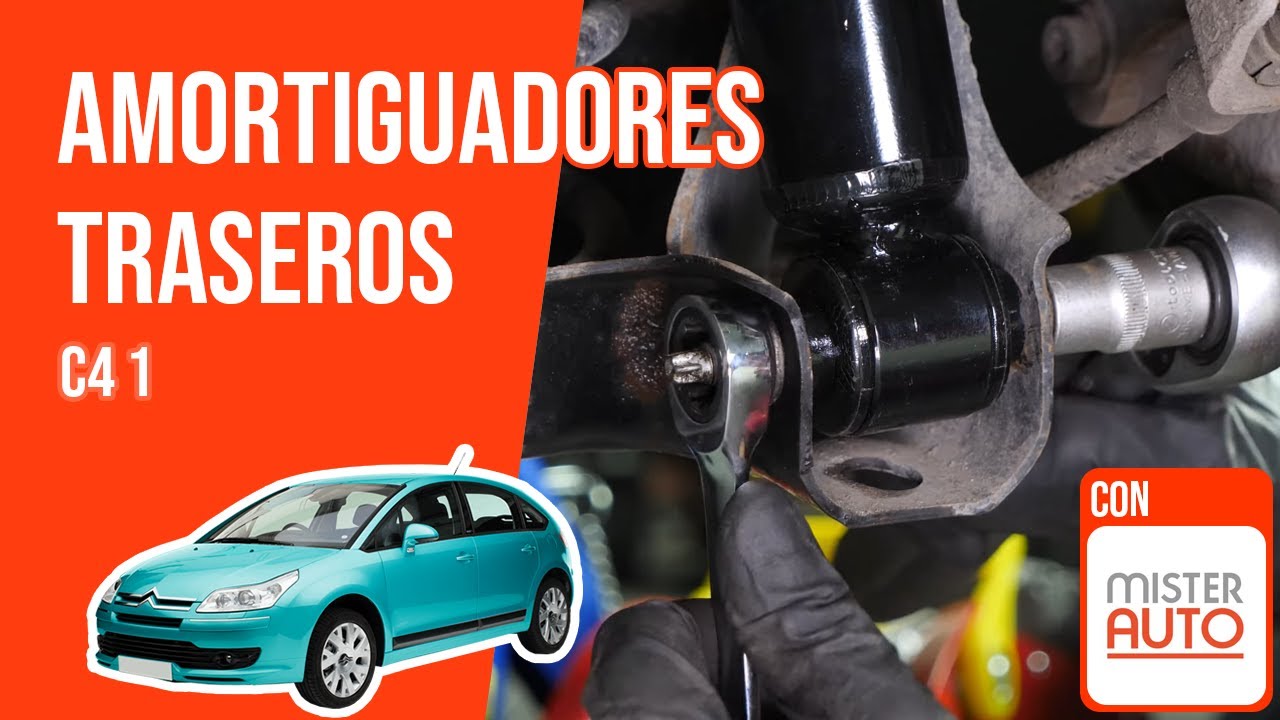 Cómo cambiar los amortiguadores traseros C4 1 ➿