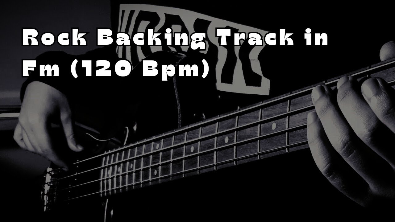 Rock Backing Track in Fa minore (120 Bpm)