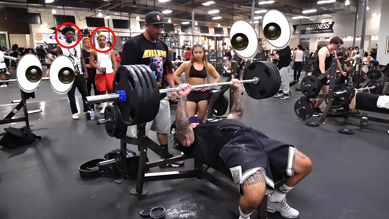 Bench Press At Commercial Gym = All Eyes On Me