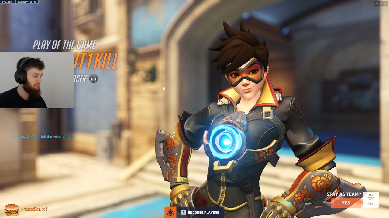 POTG! BEST TRACER IN THE WORLD! DAFRAN TRACER OVERWATCH 2 SEASON 11