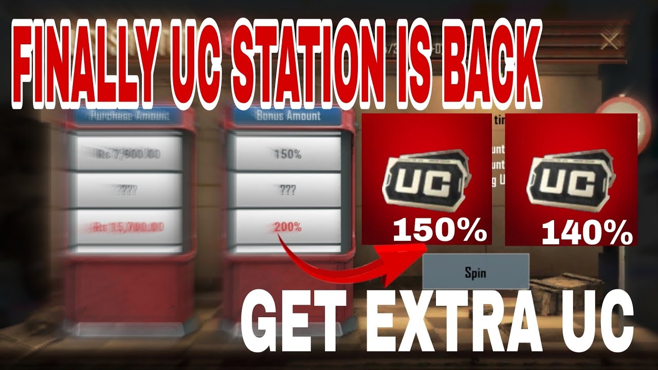 UC Station Event Is Here|Get Free Extra UC
