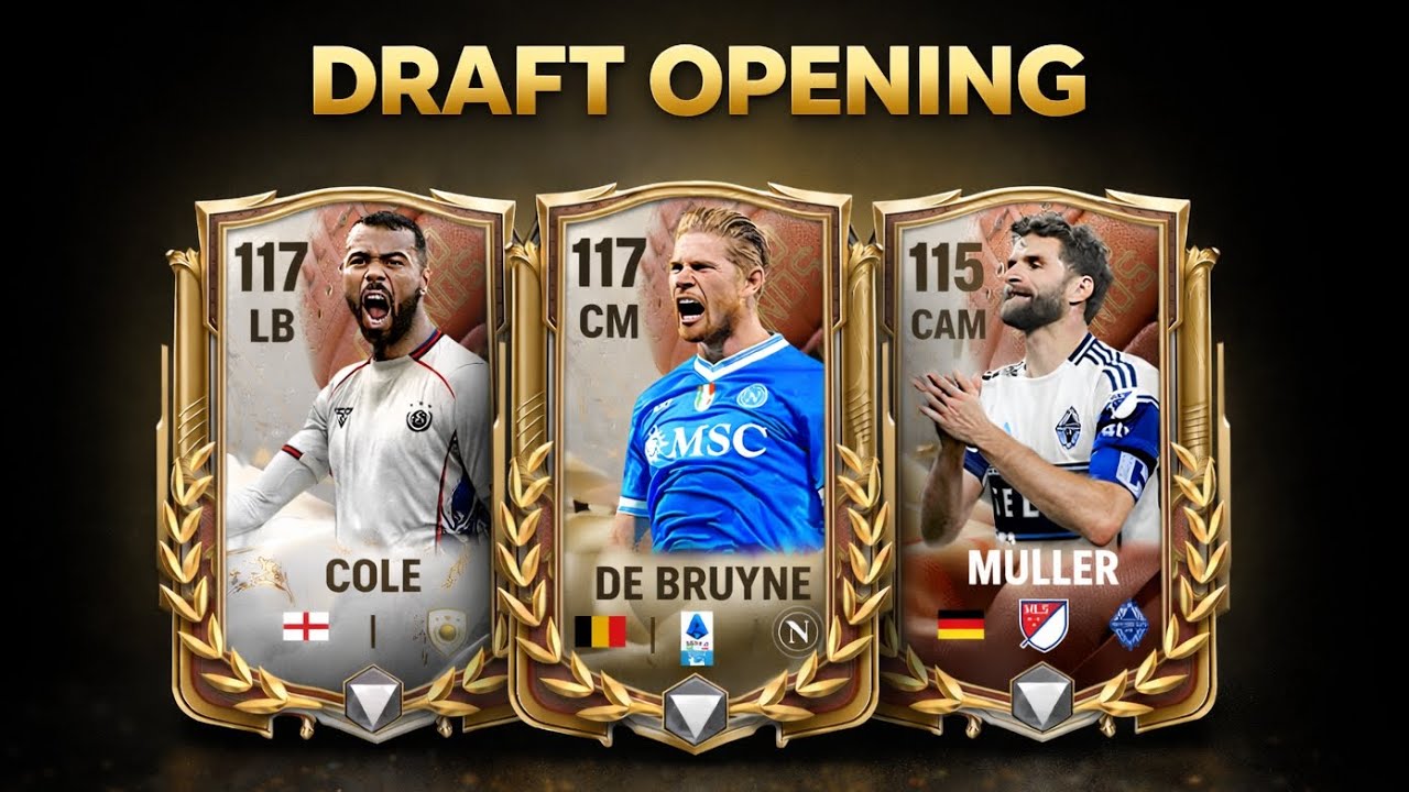 Draft Opening la Capped Legends pe FC mobile! 🔥