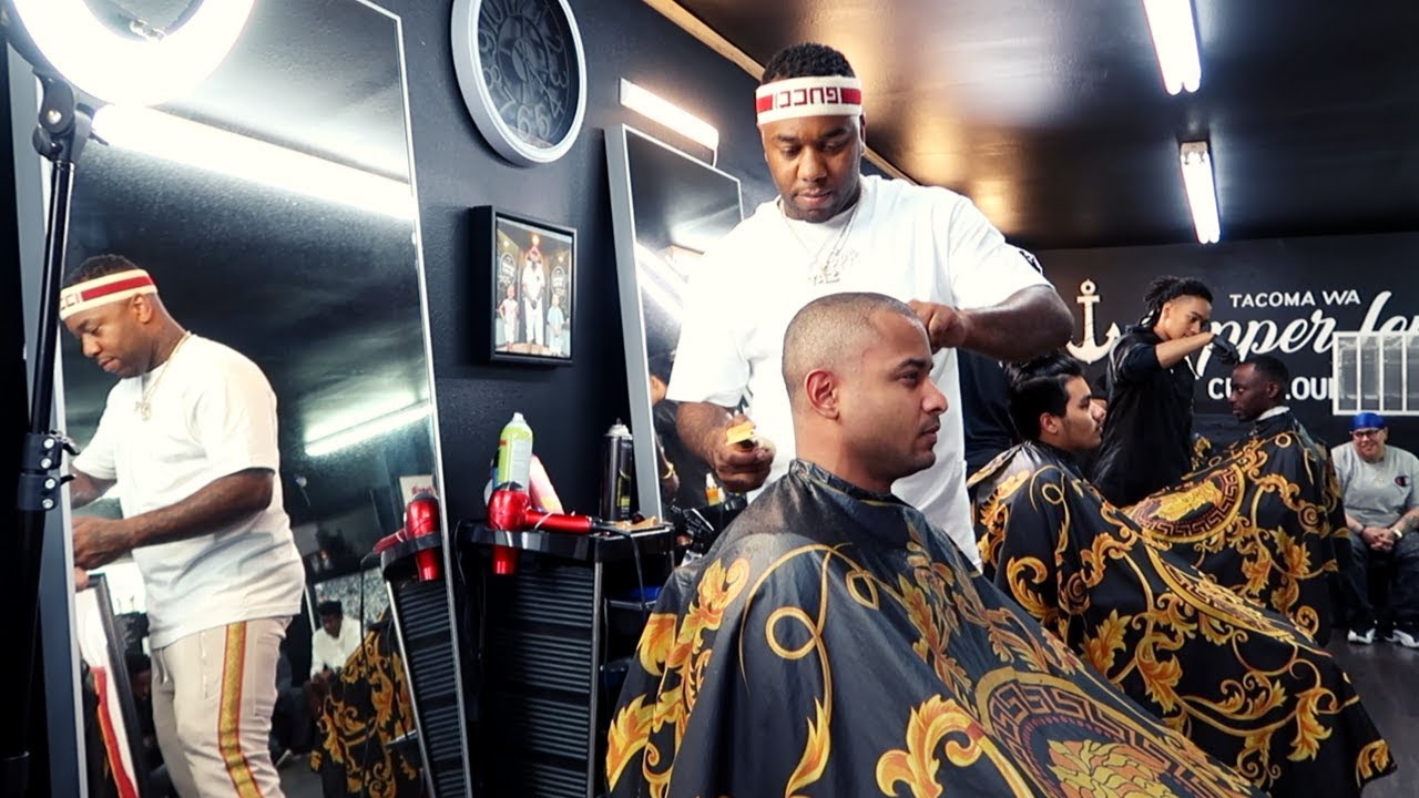 I CUT 9 HAIRCUTS IN 30 MINUTES *** FASTEST HAIRCUTTER IN WORLD ***