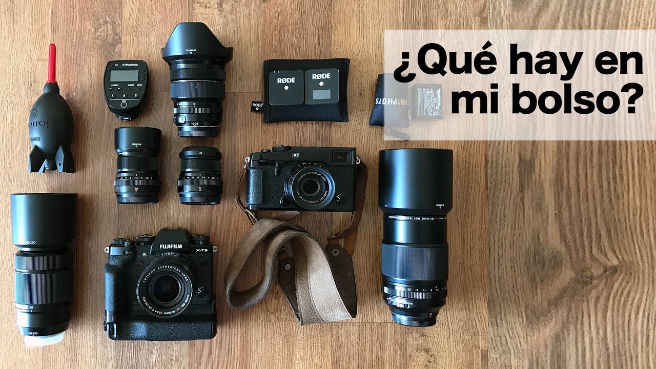 Que hay en mi bolso? Todo el equipo que usa un fotógrafo profesional // Pablo Wilson