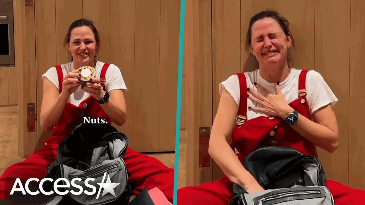 Jennifer Garner LOSES IT Revealing Hidden Snacks In Hilarious Video