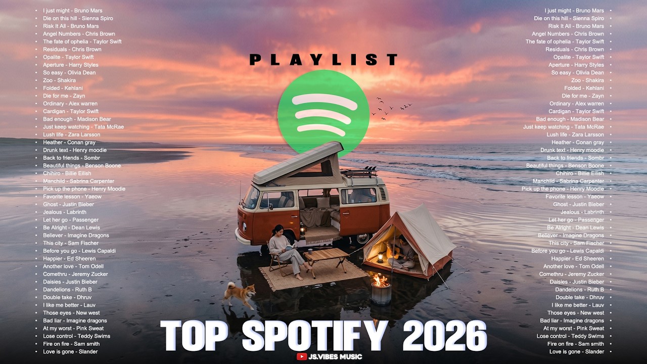 🚕Best Hits Travel Music Spotify 2026🟢|| Viral Tiktok Trending Songs -- Soft Acoustic Cover Playlist