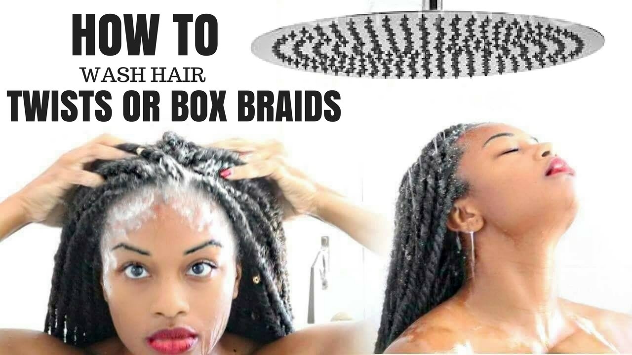 HOW TO WASH SENEGALESE TWISTS & MARLEY TWISTS WITHOUT FRIZZ