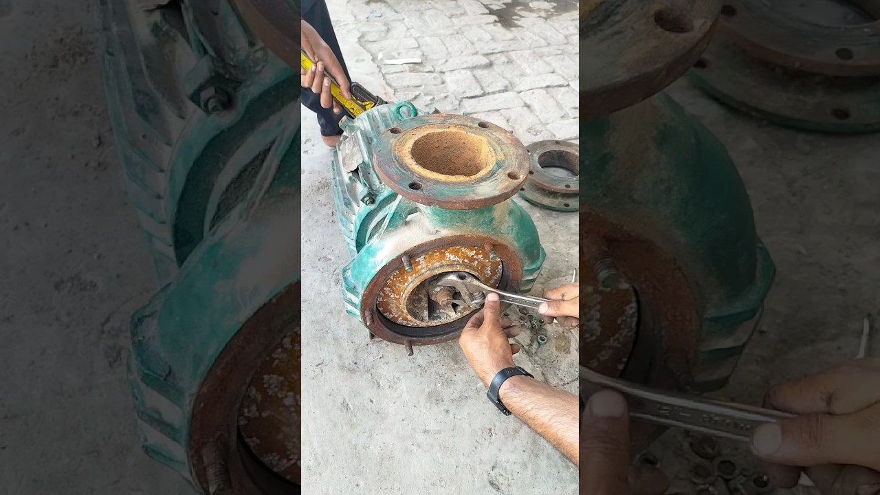 how to tight the impeller of 10 HP monoblock water pump