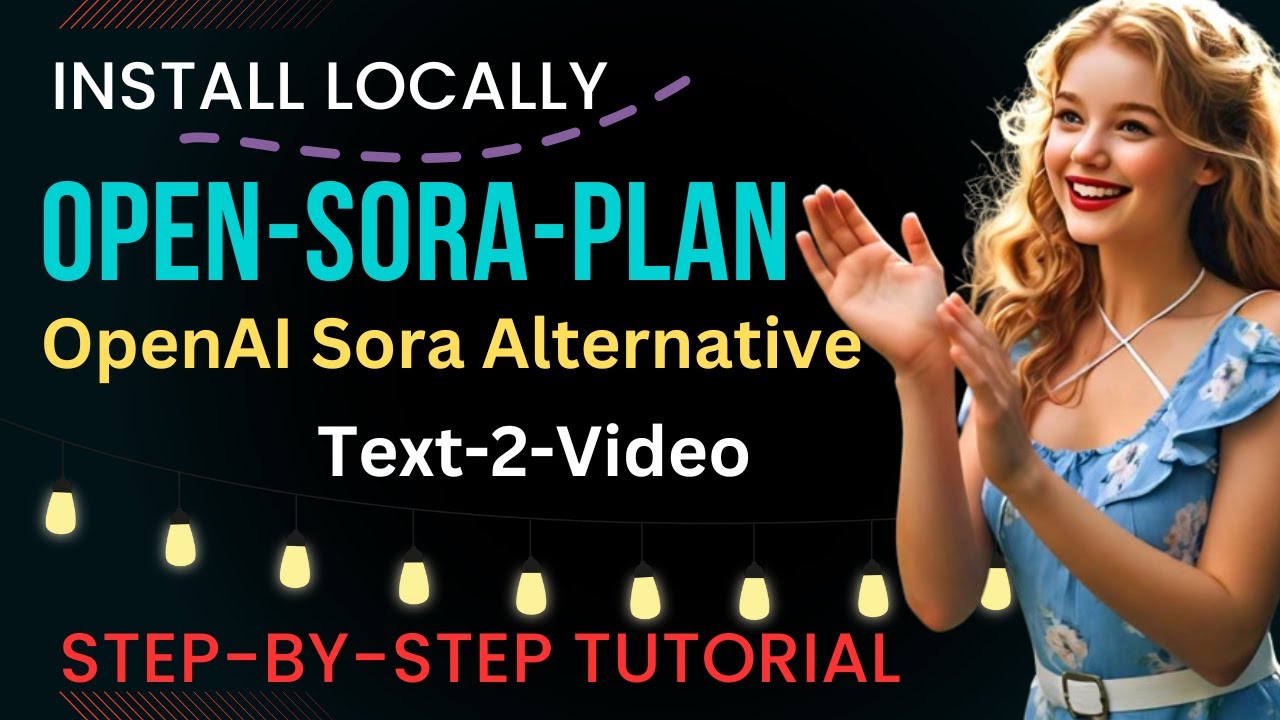 Установить модель Open-Sora-Plan локально для создания видеоконтента &mdash; последнюю и обновленную ве...