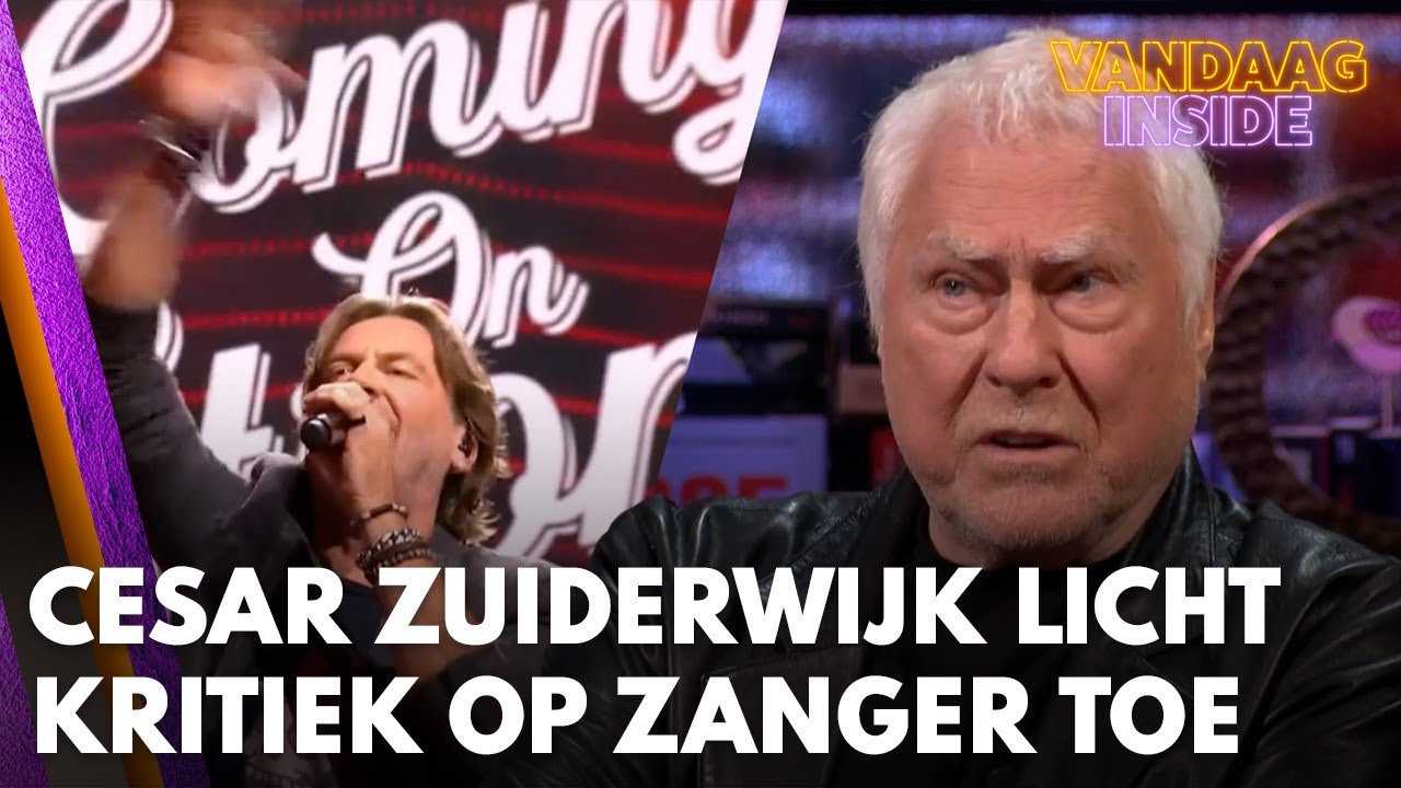 Cesar Zuiderwijk licht kritiek op zwaaiende zanger van Golden Earring-tributeband toe