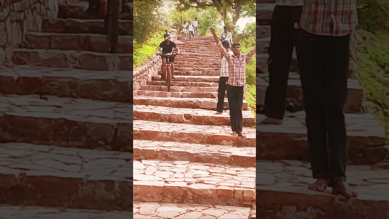 DANGEROUS MTB RIDER ☠️🔥⚠️ BAYANA KA KILA #100k #viral #stunt