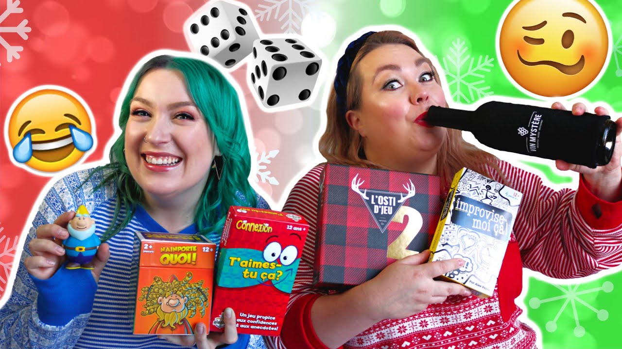 On teste 5 jeux pour ton party de Noël 🎄 |  2FILLESORDINAIRES
