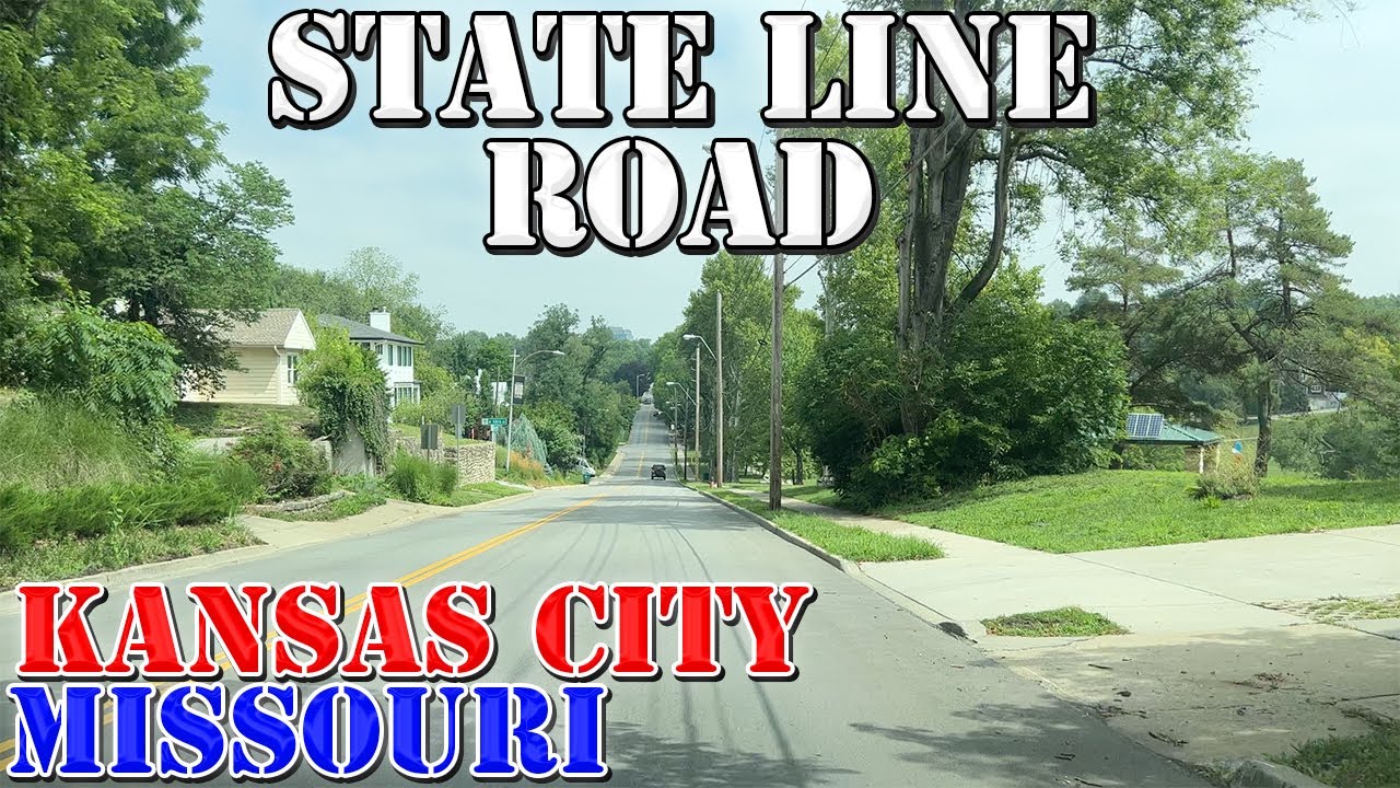 State Line Road - Kansas City - Missouri - 4K Street Drive
