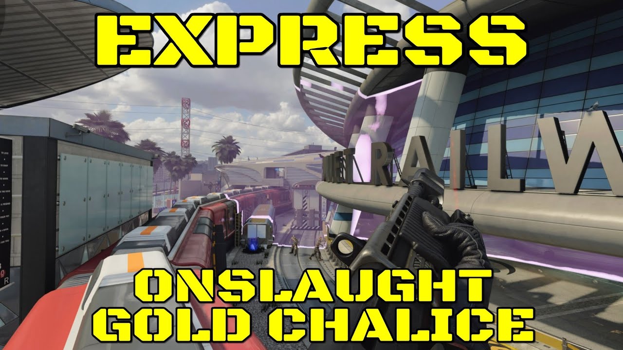 GOLD CHALICE ON EVERY ONSLAUGHT MAP - EXPRESS | Black Ops Cold War Zombies