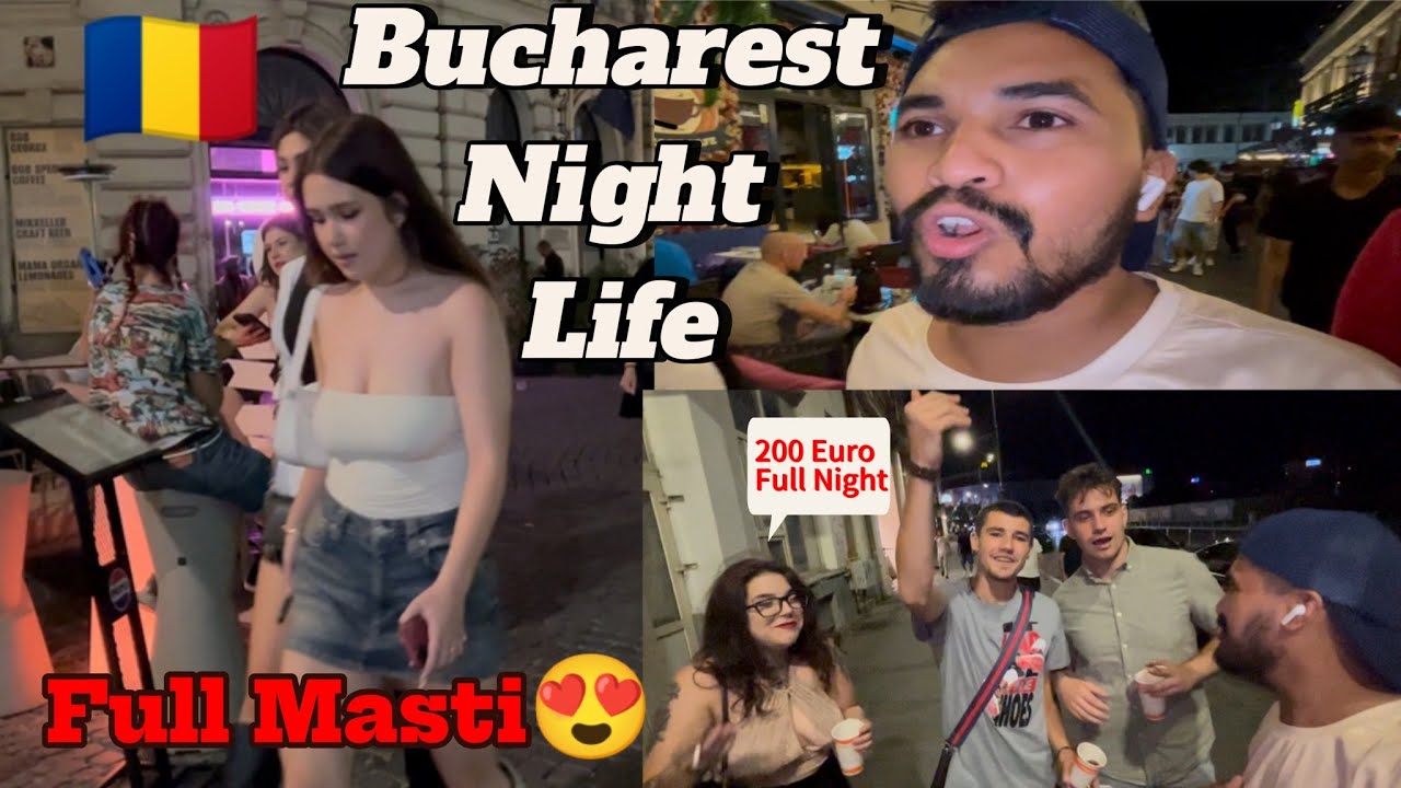 Night Life Of Bucharest Old Town 🇷🇴 || First Time Experience 😍