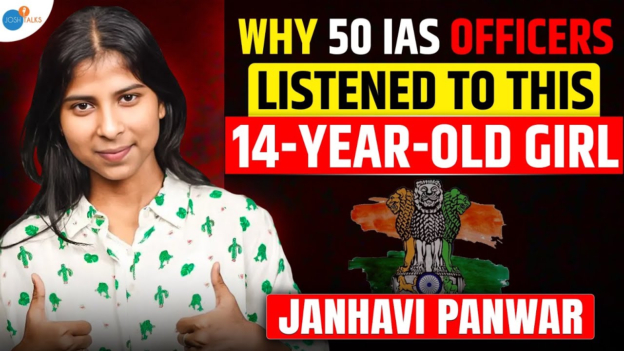 How This Wonder Girl Of India Teaches IAS Officers | Janhavi Panwar | Josh Talks #joshtalks #upsc