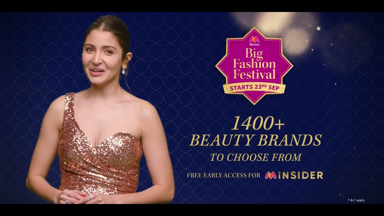 Myntra Big Fashion Festival starts 23rd Sep | Get Great Deals On Fashion & Beauty