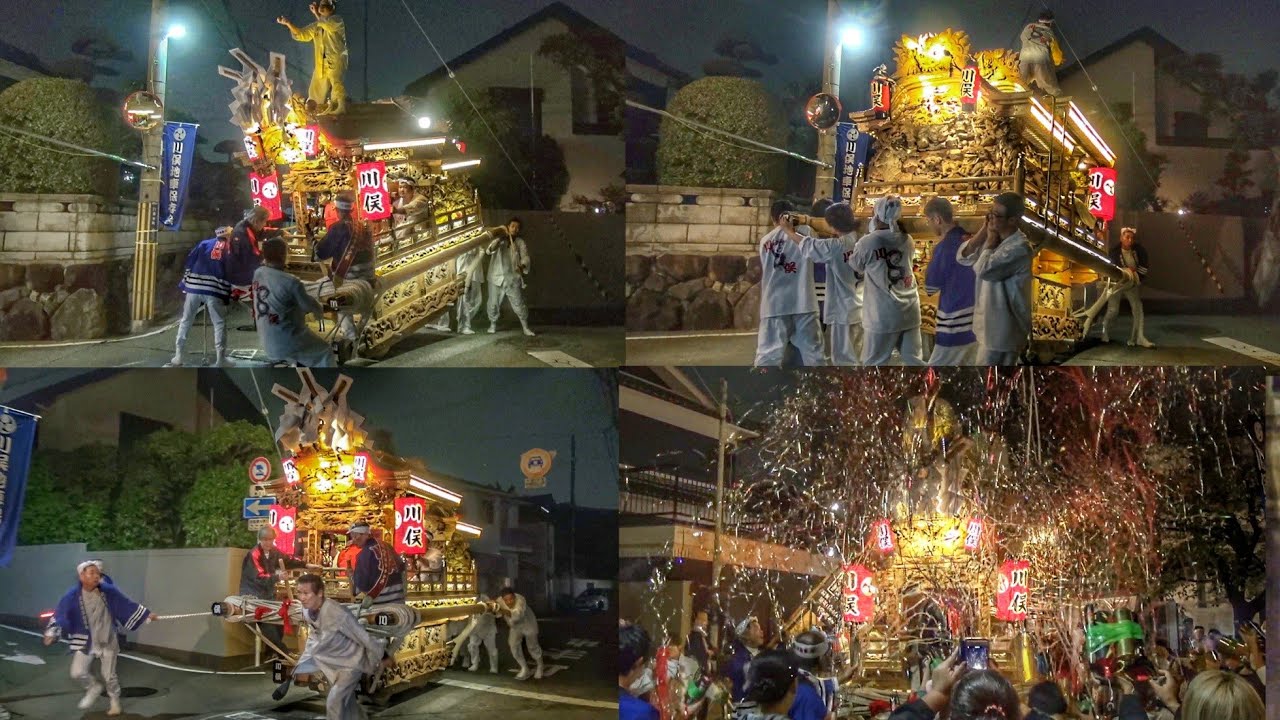 2019.10.29 東大阪市 川俣 だんじり マイマイ・宮入り 川俣神社 秋祭り
