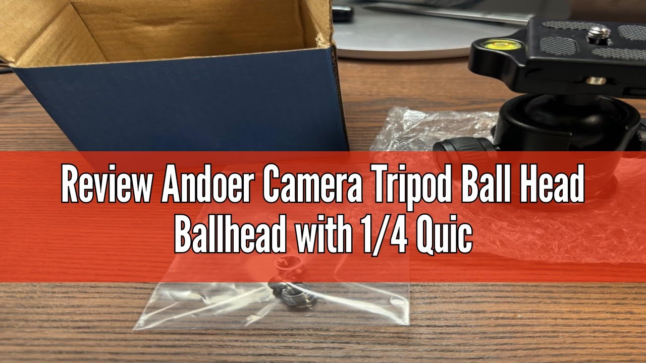 Review Andoer Camera Tripod Ball Head Ballhead with 1/4 Quick Release Plate, Max. Load 17.64Lbs/8KG