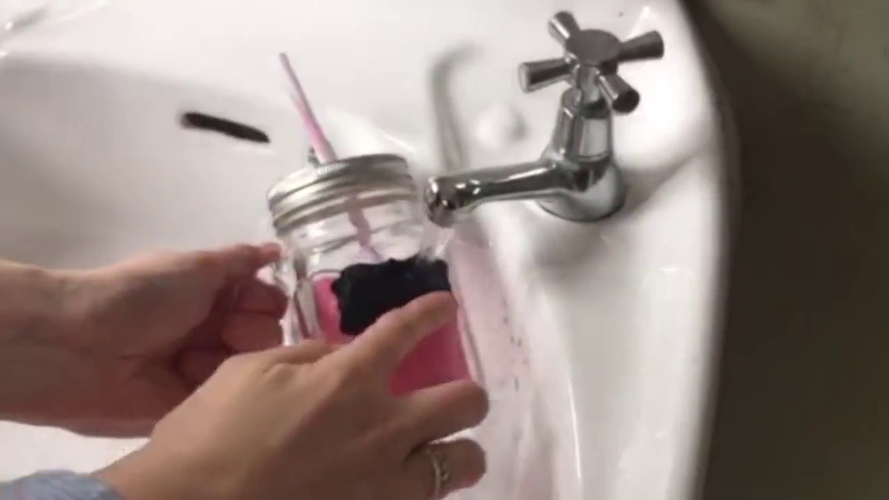 Washing our Mason Jars