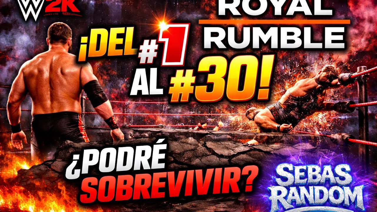ENTRÉ DE #1 EN ROYAL RUMBLE… ¿SOBREVIVÍ HASTA EL FINAL? 😱 | WWE 2K