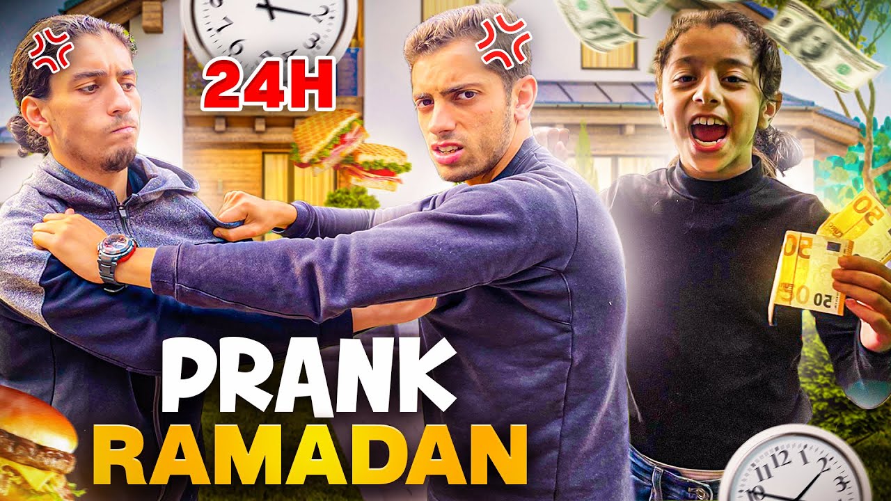 ON SE PRANK 24H LE DERNIER JOUR DE RAMADAN 😭🤬 ( Yassine s'&eacute;nerve)