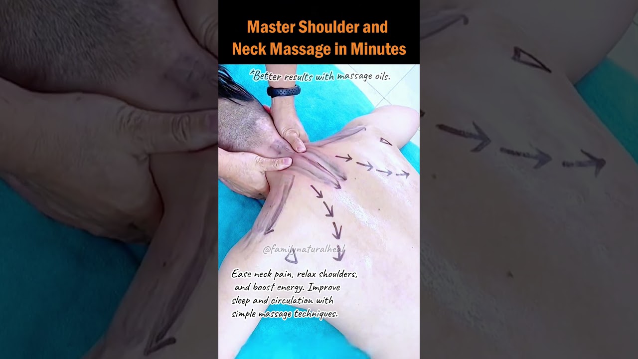 Master Shoulder and Neck Massage in Minutes #neckpainrelief  #shouldermassage #naturalpainrelief