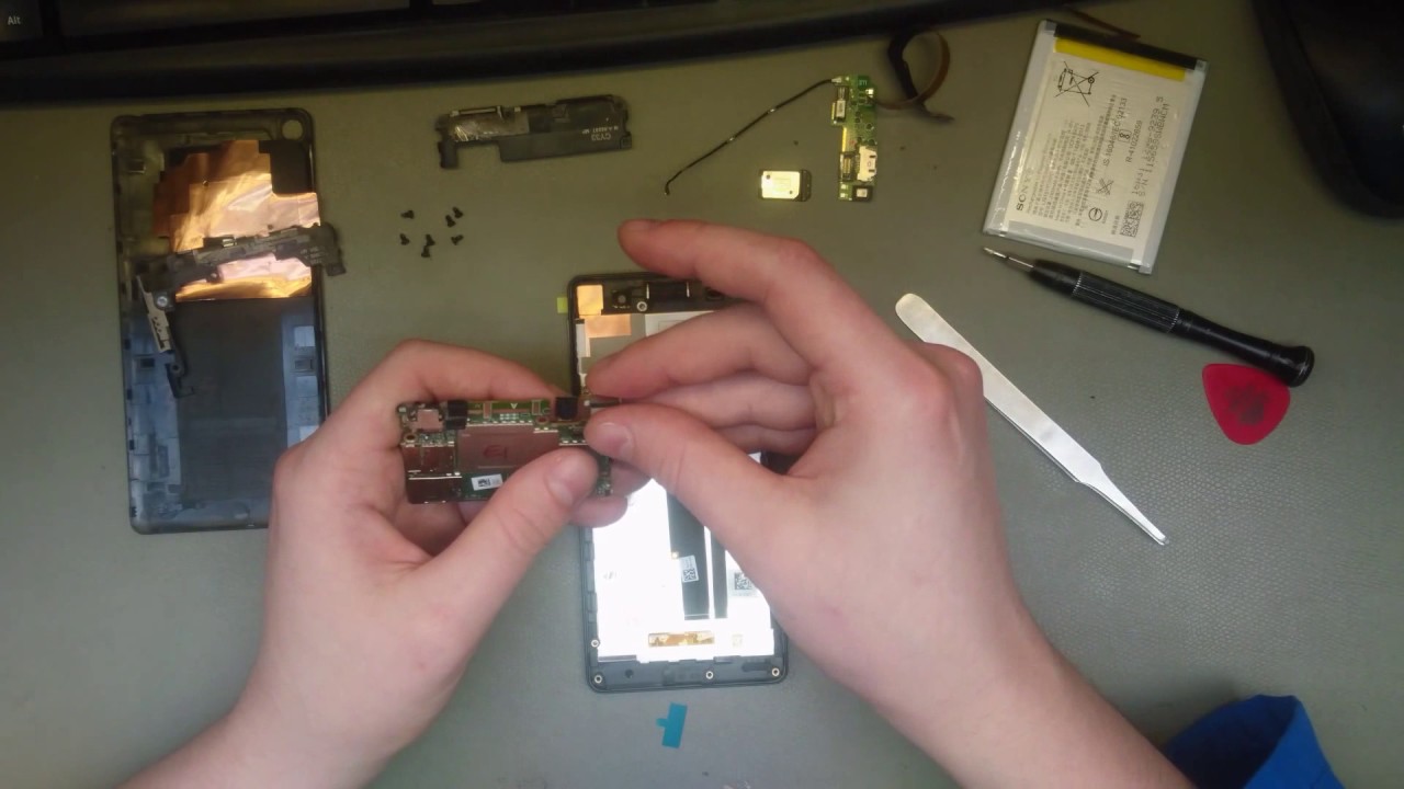 Sony Xperia E5 F3311, F3313 Disassembly/replaced display modul LCD