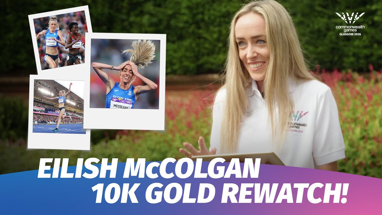 Eilish McColgan Rewatches Her ICONIC Commonwealth Games 10,000 Metres Victory!