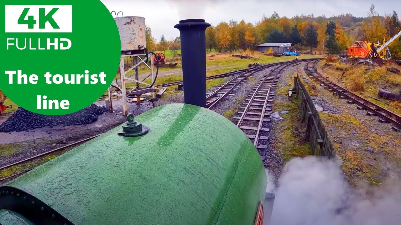Sir Tom Steam Train Ride Up To Threlkeld Quarry - Industrial Railway In The Lake District [4k UHD]