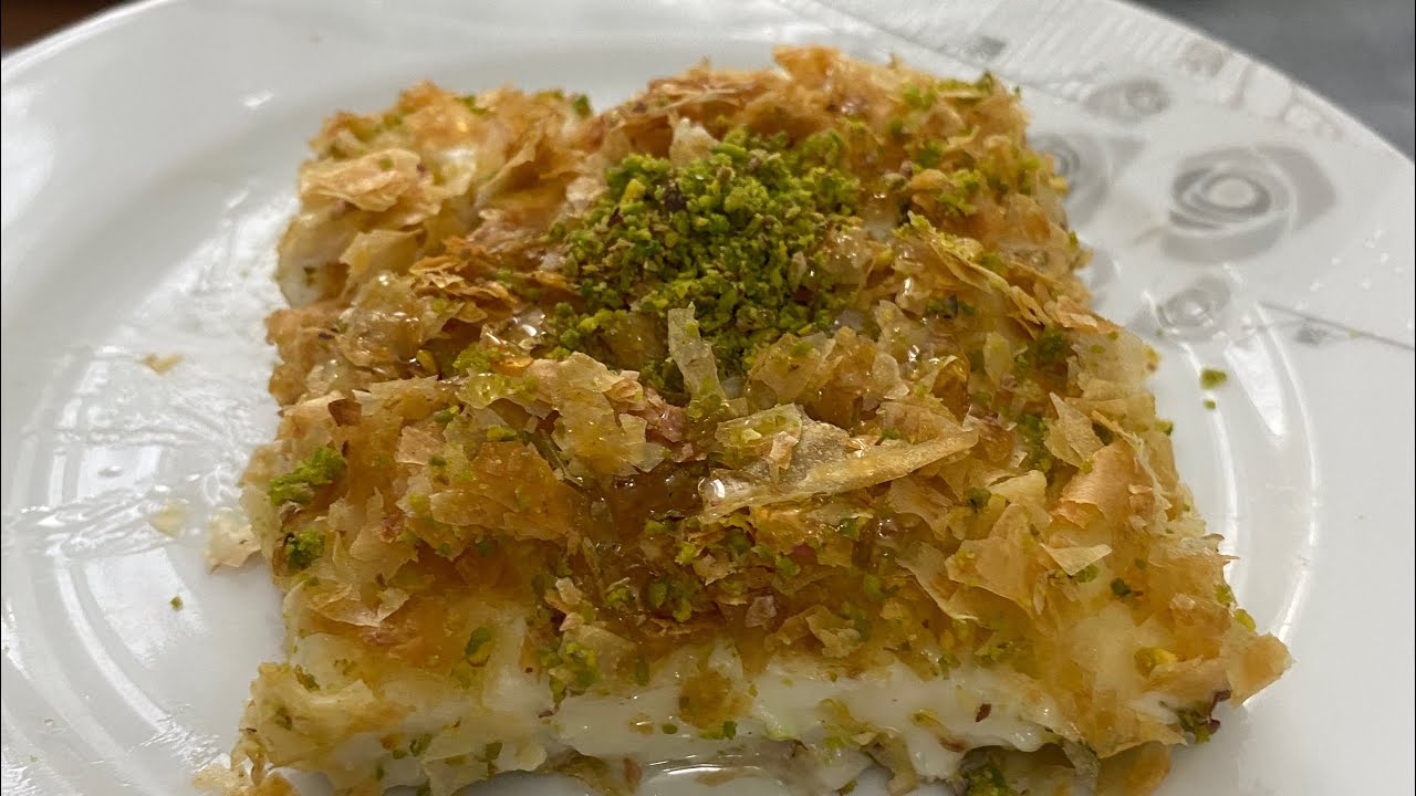 🔉BAKLAVAYA RAKİP‼️Çıtır yufka  arasında baklava tadında KAYMAKLI MUHALLEBİ tarifi ✅#baklava