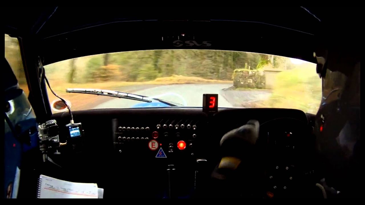 David Condell & Eugene McGrath Birr Stages Rally 2015 Stg 8 InCar