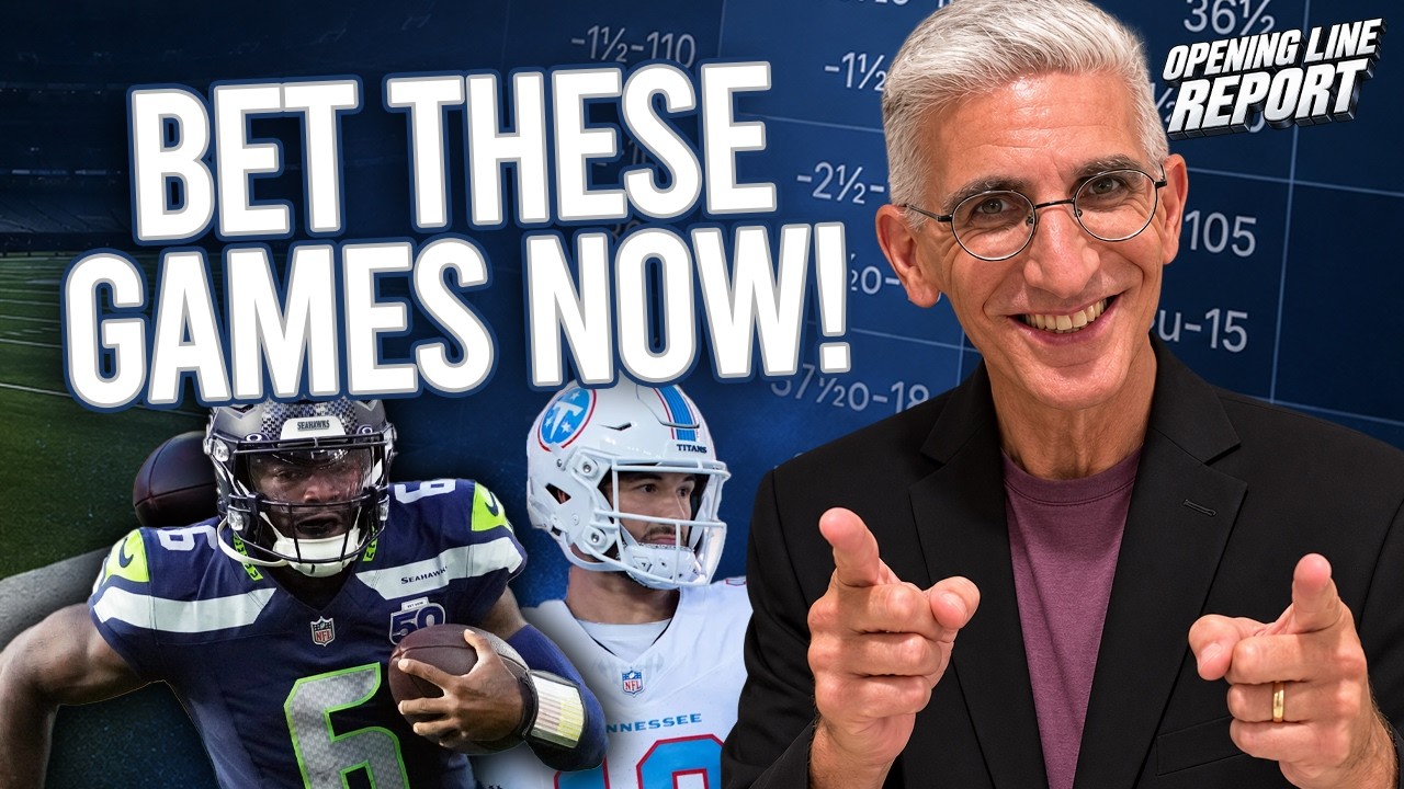 NFL Preseason Week 3 Opening Lines & Picks | Opening Line Report LIVE