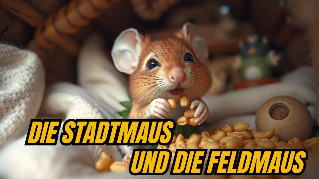 Die Stadtmaus und die Feldmaus | Äsops Fabeln