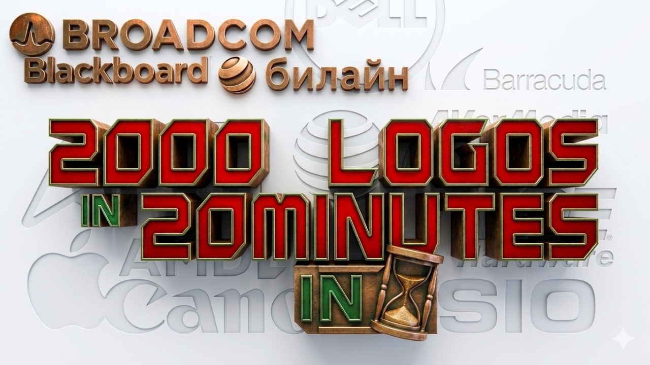 2000 LOGOS IN 20 MINUTES (In Alphabetical Order)