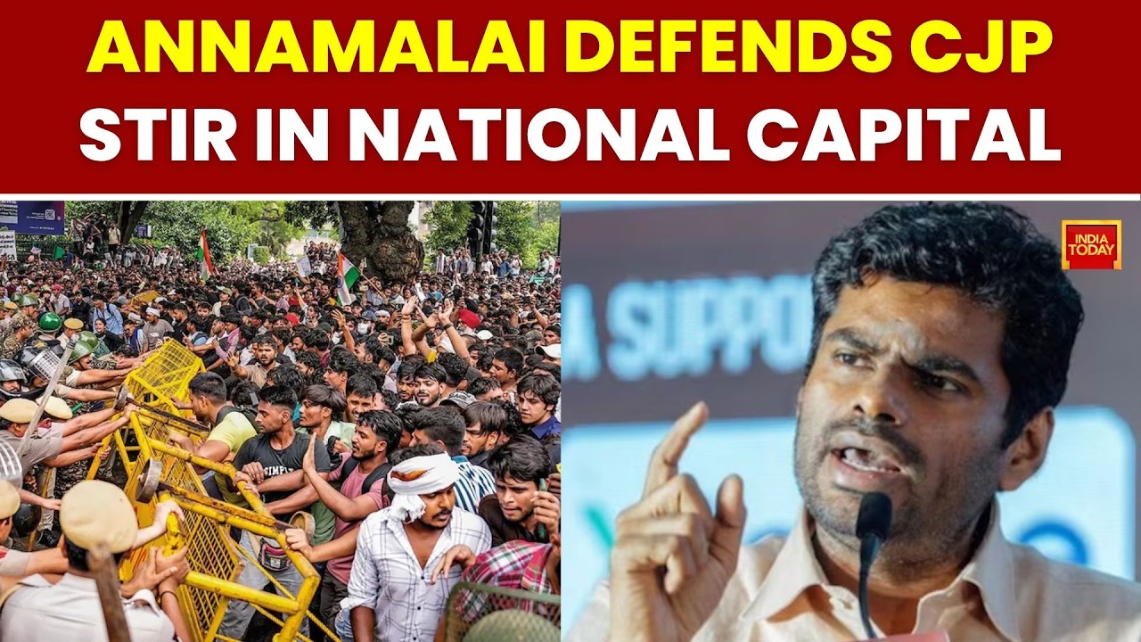 CJP Protest Row: K. Annamalai Questions Centre Over Detentions of Saurav Das, Ashutosh Ranka