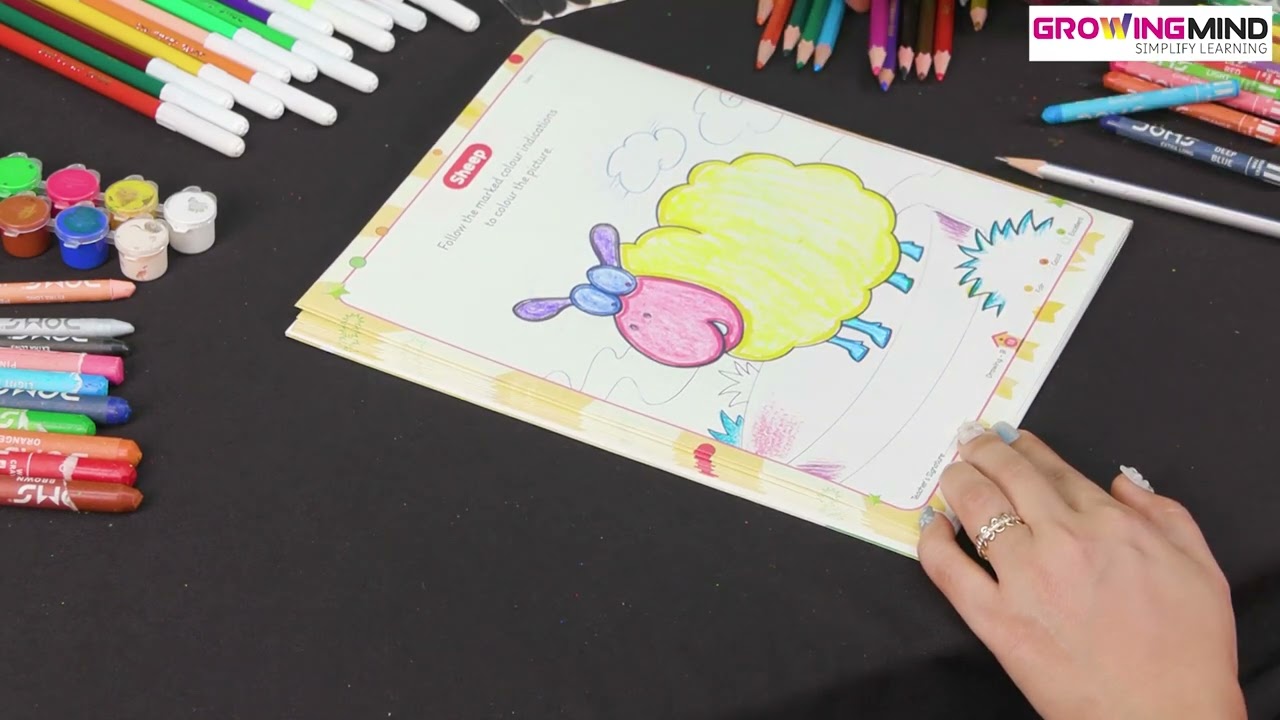 Ch 17 | Sheep |  Growing With Colours | B | Growing Mind | For Children