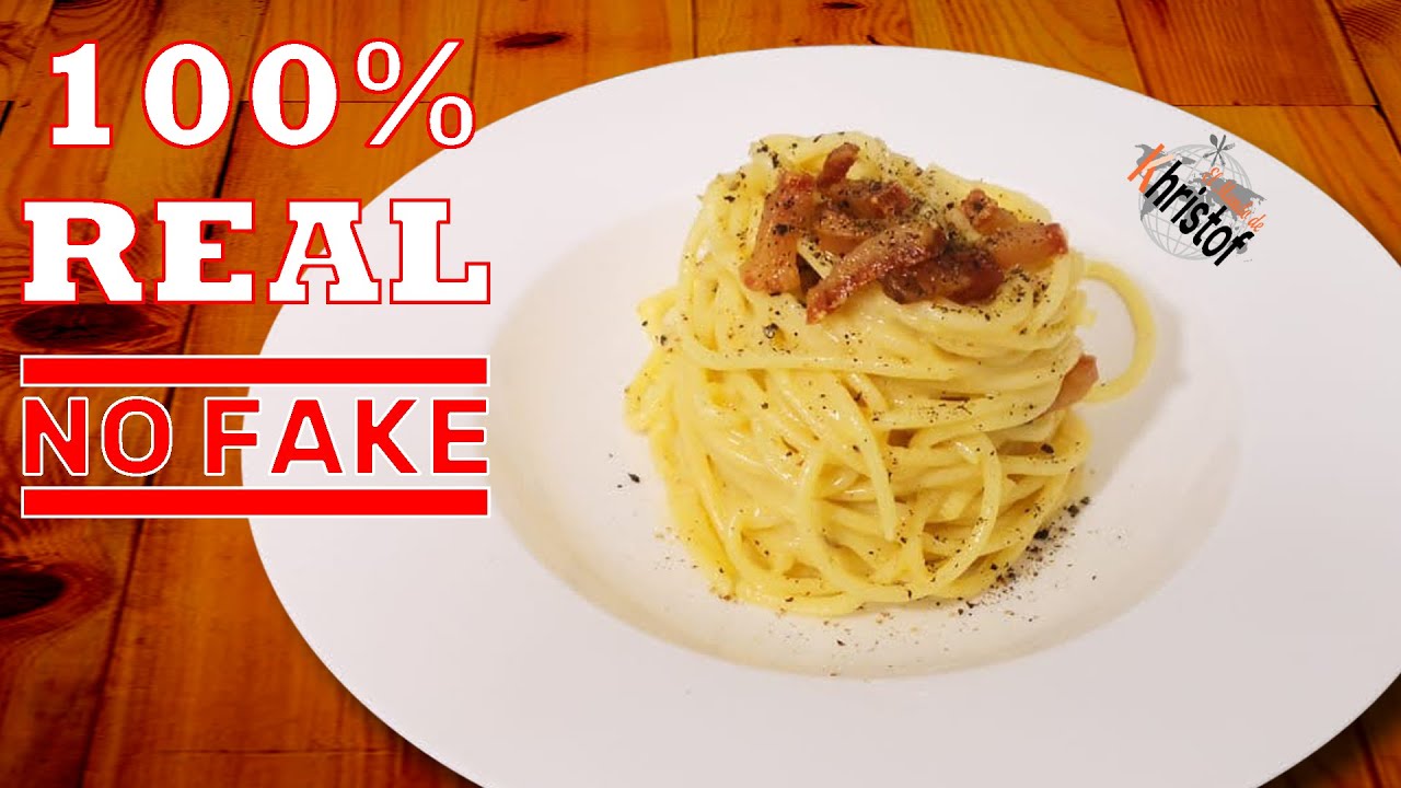 Pasta a la CARBONARA AUTÉNTICA - como en la mejor TRATTORIA de ROMA