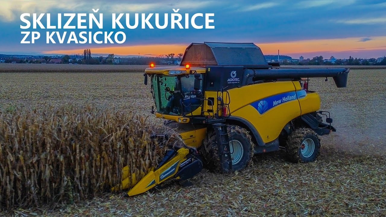 KUKUŘICE NA ZRNO I NEW HOLLAND CR9080 I JD 7930, 8300 I ZPKVASICKO