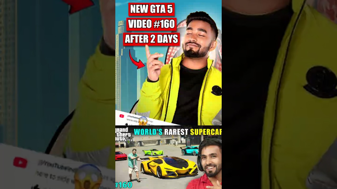 SURPRISE AGAIN 😱 || TECHNO GAMERZ NEW VIDEO GTA 5 #160 #shorts #short